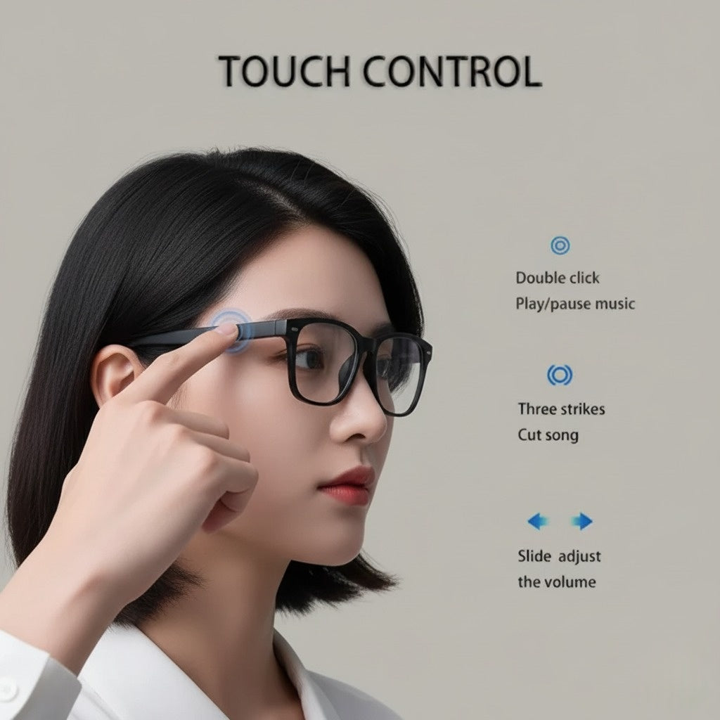 AI Smart Glasses, Built-In Camera, ChatGPT - SmartView Pro